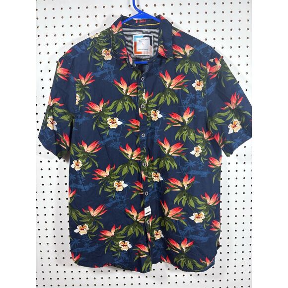 Cactus Man floral Hawaiian button down shirt size XL - Picture 1 of 4